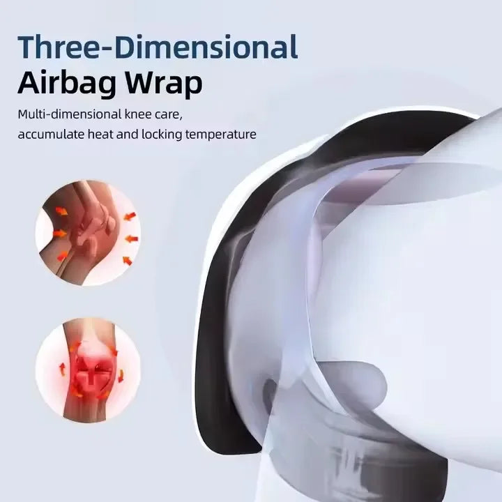 Advanced Smart Knee Massager with Hot Compress, Infrared Heat, and Vibration for Pain Relief in Knees, Elbows, and Shoulders